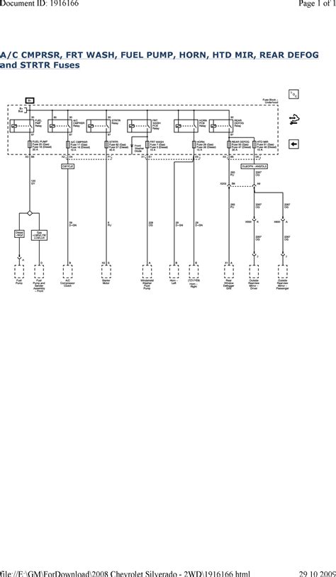 2009 silverado power distribution box disassembly|2008 Silverado power distribution schematics.